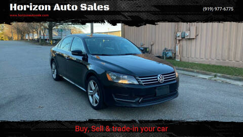 2014 Volkswagen Passat for sale at Horizon Auto Sales in Raleigh NC