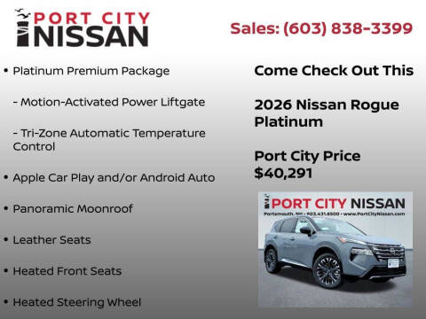 2026 Nissan Rogue Platinum