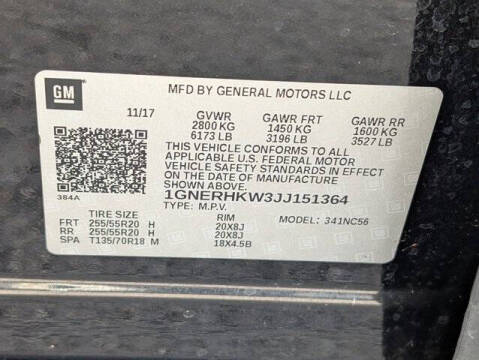 2018 Chevrolet Traverse LT Leather