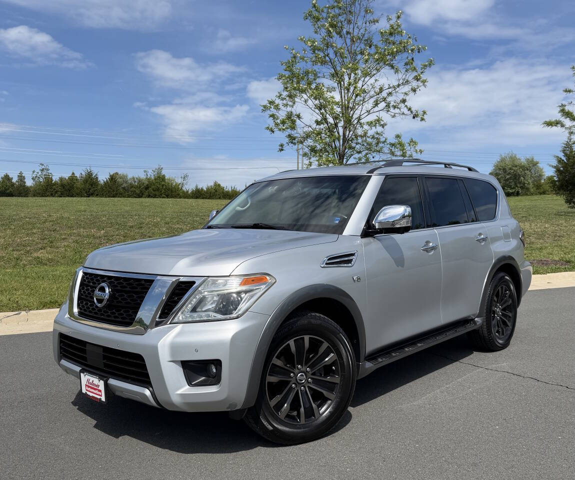 Silver 2017 Nissan Armada Platinum 4x4 Platinum 4dr SUV 1