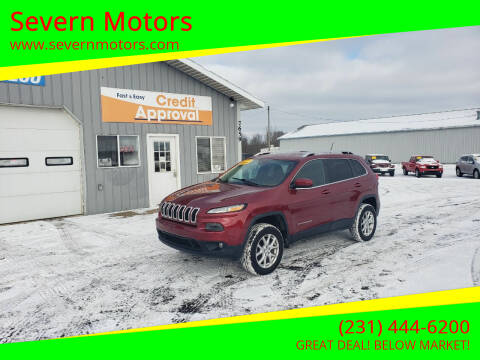 2014 Jeep Cherokee for sale at Severn Motors in Cadillac MI