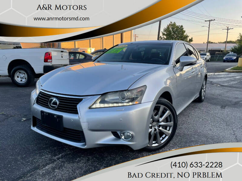 2013 Lexus GS 350 for sale at A&R Motors in Baltimore MD