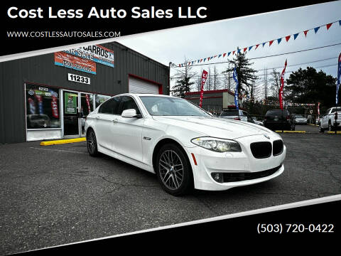 2013 BMW 5 Series for sale at Cost Less Auto Sales LLC in Portland OR