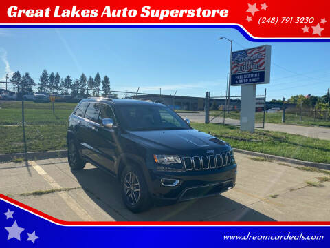 2018 Jeep Grand Cherokee for sale at Great Lakes Auto Superstore in Waterford Township MI