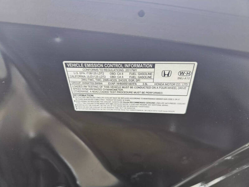 2017 Honda Ridgeline Black Edition