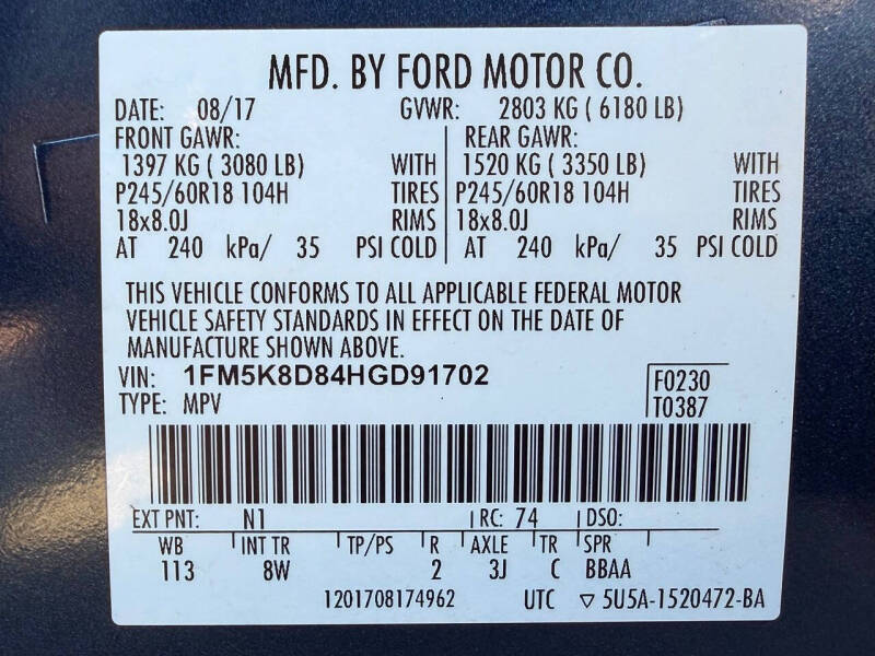 2017 Ford Explorer XLT