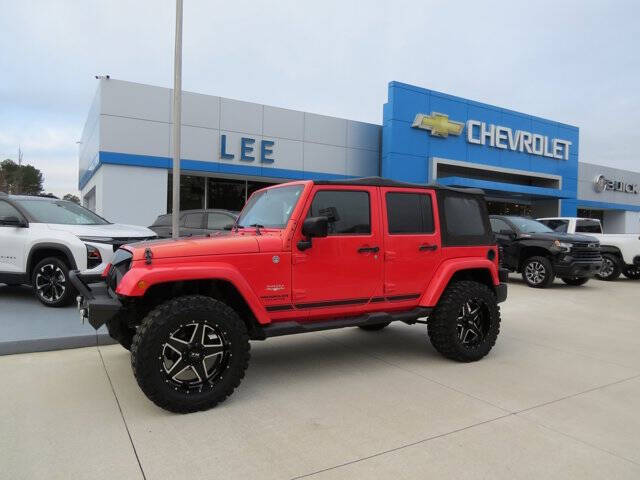 2013 Jeep Wrangler Unlimited for sale at LEE CHEVROLET PONTIAC BUICK in Washington NC