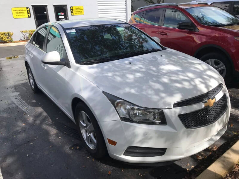 2013 Chevrolet Cruze for sale at FLORIDA CAR TRADE LLC in Davie FL