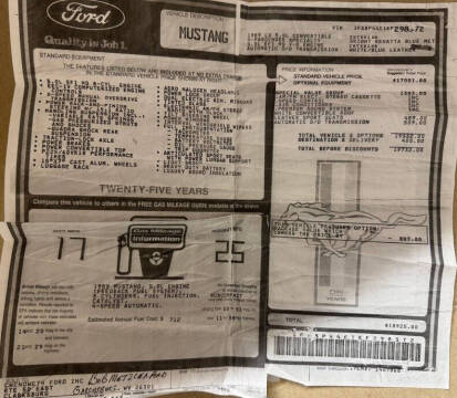 1989 Ford Mustang LX 5.0