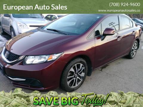 2013 Honda Civic for sale at European Auto Sales in Bridgeview IL