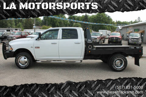 2012 RAM 3500 for sale at L.A. MOTORSPORTS in Windom MN