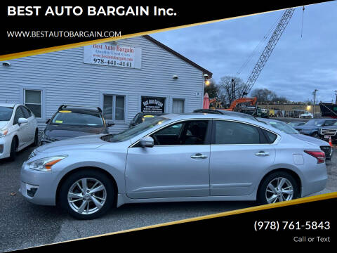 2015 Nissan Altima for sale at BEST AUTO BARGAIN inc. in Lowell MA