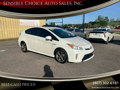 2015 Toyota Prius for sale at Sensible Choice Auto Sales, Inc. in Longwood FL