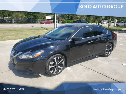 2018 Nissan Altima for sale at Solo Auto Group in Mckinney TX