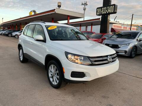 2017 Volkswagen Tiguan for sale at Auto Selection of Houston in Houston TX