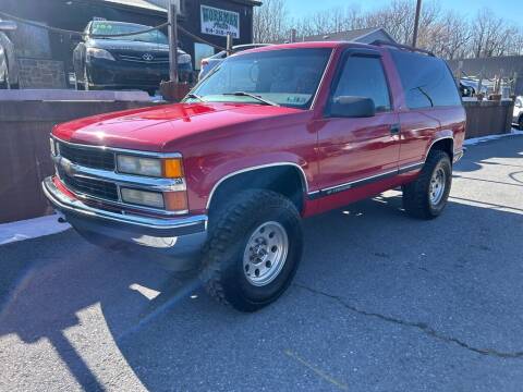 1999 Chevrolet Tahoe for sale at WORKMAN AUTO INC in Bellefonte PA