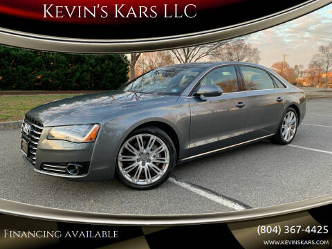 2014 Audi A8 L for sale at Kevin's Kars LLC in Richmond VA