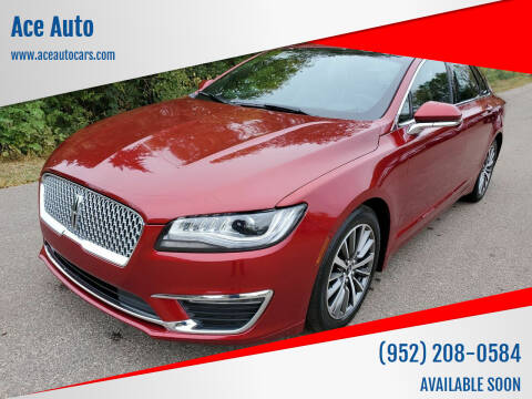 2019 Lincoln MKZ for sale at Ace Auto in Shakopee MN
