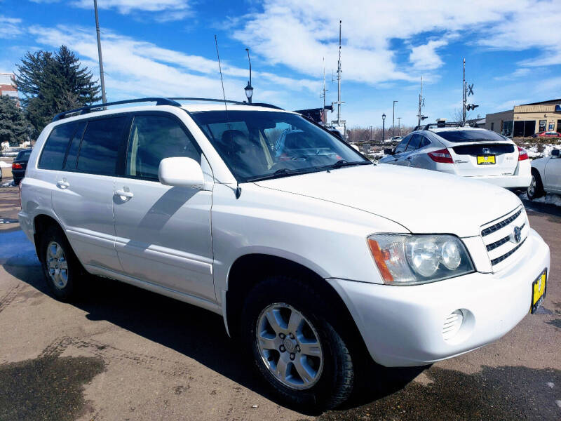 2003 Toyota Highlander for sale at J & M PRECISION AUTOMOTIVE, INC in Fort Collins CO