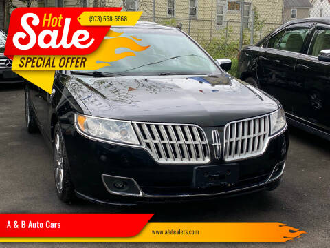 2012 Lincoln MKZ for sale at A & B Auto Cars in Newark NJ