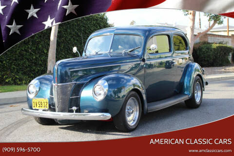 1940 Ford Deluxe for sale at American Classic Cars in La Verne CA