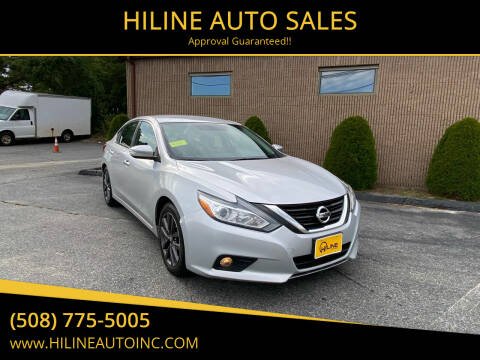 2018 Nissan Altima for sale at HILINE AUTO SALES in Hyannis MA