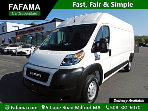 2021 RAM ProMaster for sale at FAFAMA AUTO SALES Inc in Milford MA