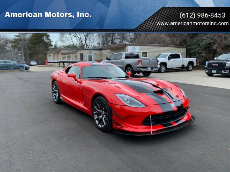 2014 Dodge SRT Viper for sale at American Motors, Inc. in Farmington MN