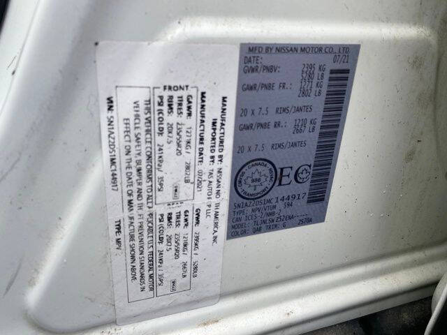 2021 Nissan Murano Platinum