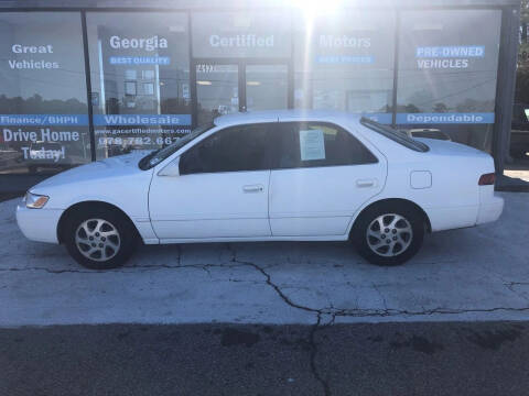 1999 Toyota Camry for sale at Georgia Certified Motors in Stockbridge GA
