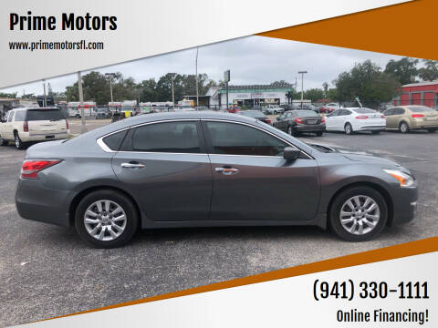 2015 Nissan Altima for sale at Prime Motors in Sarasota FL