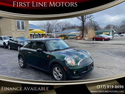 2013 MINI Hardtop for sale at First Line Motors in Brownsburg IN