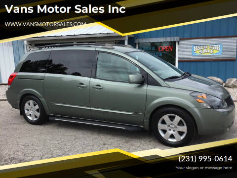 2005 Nissan Quest for sale at Vans Motor Sales Inc in Traverse City MI