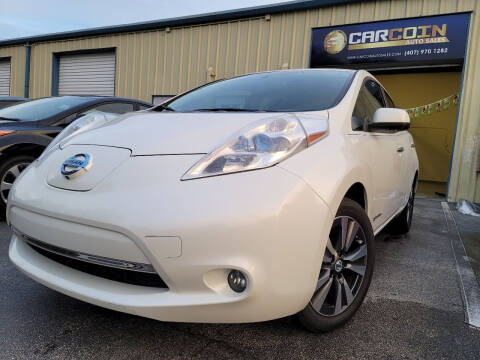 2014 Nissan LEAF for sale at Carcoin Auto Sales in Orlando FL