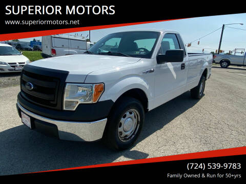 2013 Ford F-150 for sale at SUPERIOR MOTORS in Latrobe PA