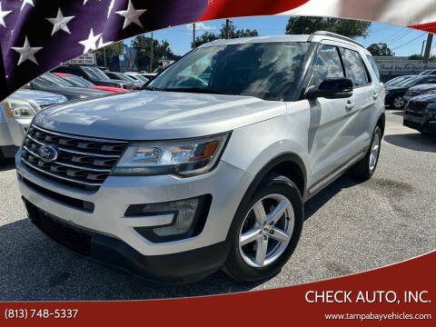 2017 Ford Explorer for sale at CHECK AUTO, INC. in Tampa FL