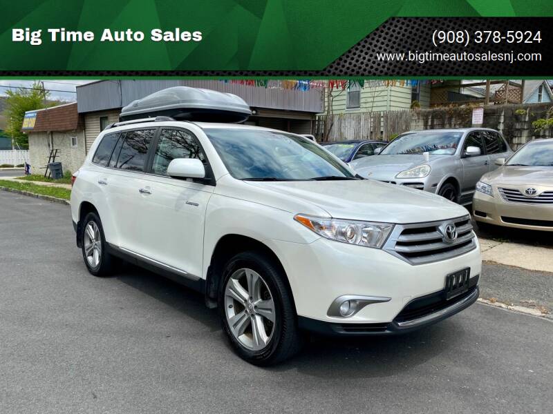 2012 Toyota Highlander for sale at Big Time Auto Sales in Vauxhall NJ