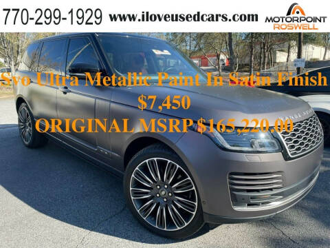 2021 Land Rover Range Rover for sale at Motorpoint Roswell in Roswell GA