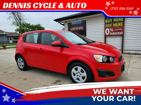 2015 Chevrolet Sonic for sale at DENNIS CYCLE & AUTO in Council Bluffs IA