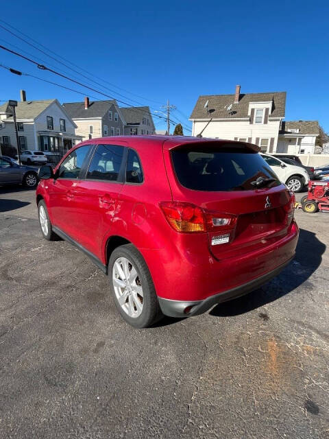 2015 Mitsubishi Outlander Sport for sale at STATION 7 MOTORS in New Bedford, MA