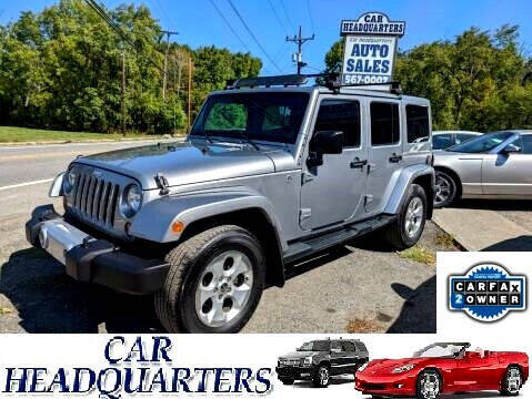 2013 Jeep Wrangler Unlimited for sale at CAR  HEADQUARTERS in New Windsor NY