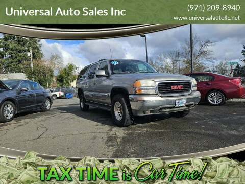 2001 GMC Yukon XL for sale at Universal Auto Sales Inc in Salem OR
