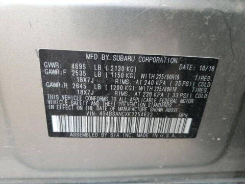 2019 Subaru Outback 2.5i Limited