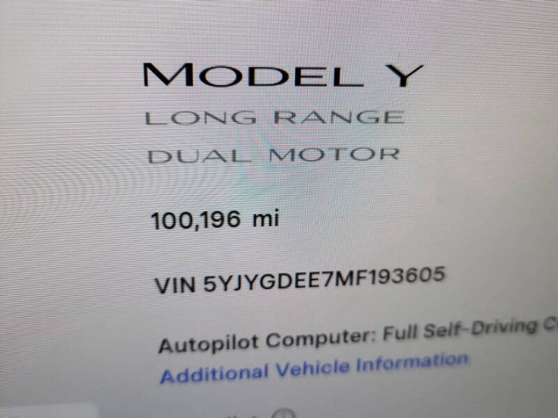 2021 Tesla Model Y Long Range