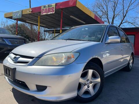 2005 Honda Civic for sale at Cash Car Outlet in Mckinney TX