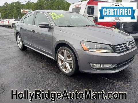 2014 Volkswagen Passat for sale at Holly Ridge Auto Mart in Holly Ridge NC