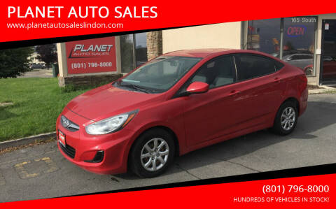 2013 Hyundai Accent for sale at PLANET AUTO SALES in Lindon UT