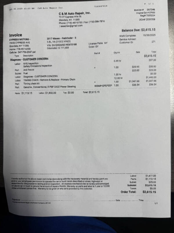 2017 Nissan Pathfinder SV