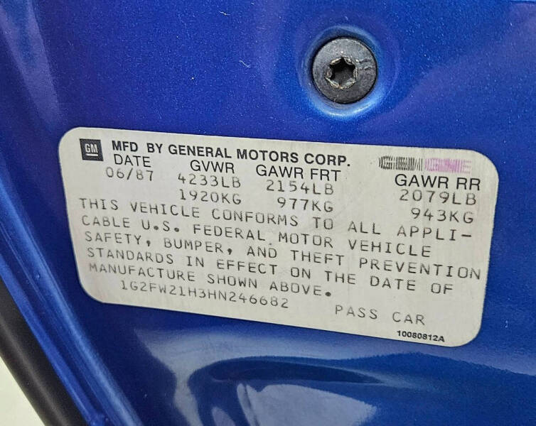 1987 Pontiac Firebird Trans Am