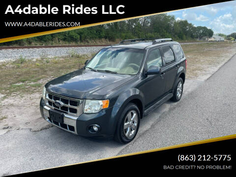 2009 Ford Escape for sale at A4dable Rides LLC in Haines City FL